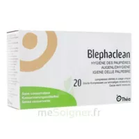 Blephaclean Compresses Stériles Nettoyantes Par 20 à CHAMPAGNOLE