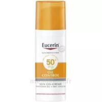 Eucerin Sun Oil Control Spf50+ Gel Crème Visage Fl Pompe/50ml à CHAMPAGNOLE