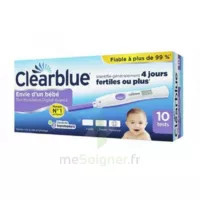 Clearblue Test D'ovulation 2 Hormones B/10 à CHAMPAGNOLE