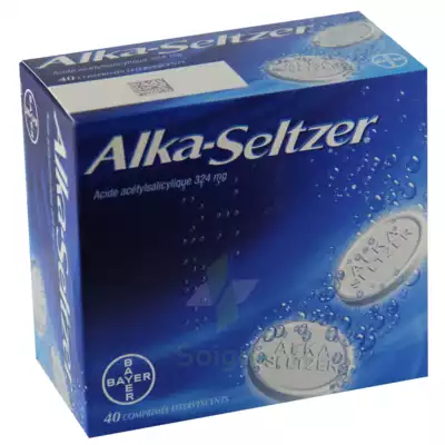 Alka Seltzer 324 Mg, Comprimé Effervescent B/40 à CHAMPAGNOLE