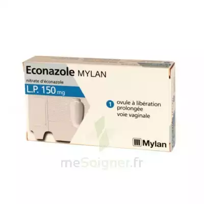 Econazole Mylan L.p. 150 Mg, Ovule à Libération Prolongée à CHAMPAGNOLE
