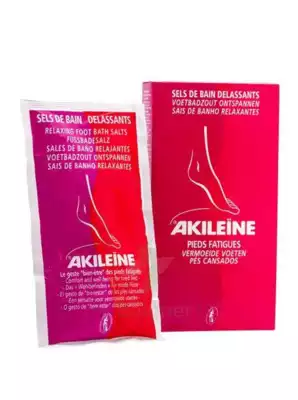 Akileine Soins Rouges Sels De Bain DÉlassant 2sach/150g à CHAMPAGNOLE
