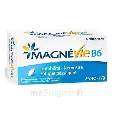Magnevie B6 100 Mg/10 Mg Comprimés Pelliculés Plaq/60 à CHAMPAGNOLE