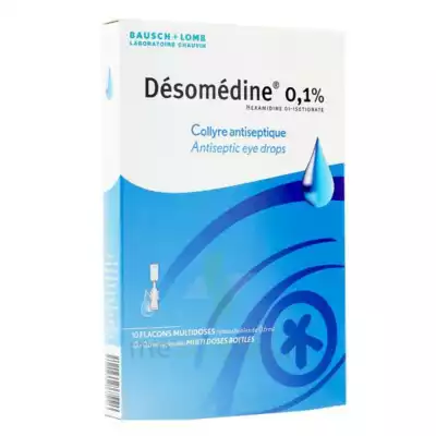 Desomedine 0,1 % Collyre Sol 10fl/0,6ml à CHAMPAGNOLE